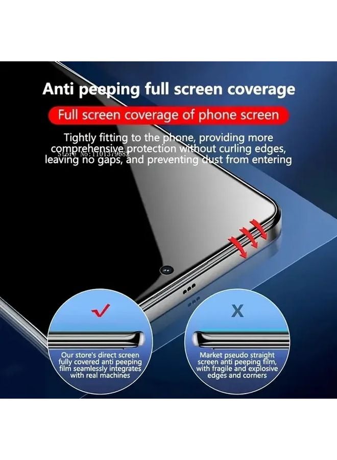 Anti Peep Water Gel Screen Protector For Google Pixel 7 Pro Non Glass Privacy Film - Image 4